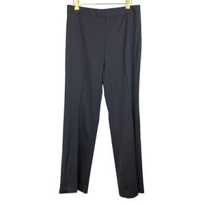 Lafayette 148 NY women’s navy wool contemporary stretch menswear pant no size